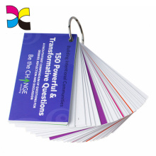 Hot sale Glossy lamination Wires binding Colorful printing Study Card